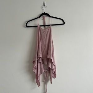 Cute backless final touch blouse